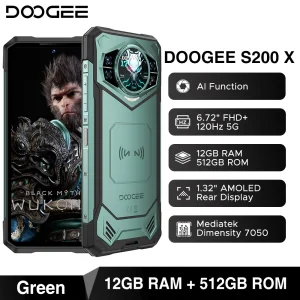 DOOGEE S200 5G Rugged Smartphone 6.72" 12GB RAM 256GB ROM